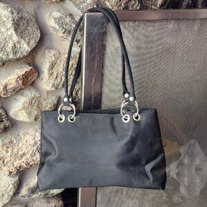 Amazon Black Nylon Shoulder Bag